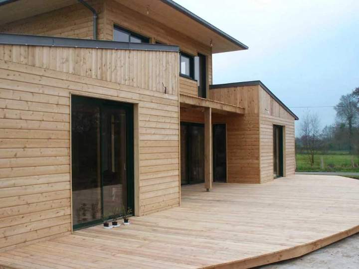 Pose de bardage en bois Rennes