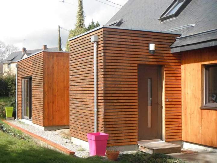 Pose de bardage en bois Rennes