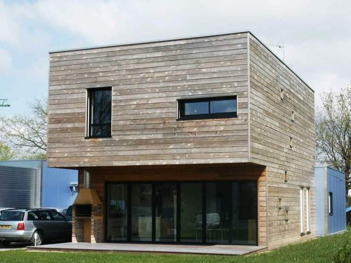 Pose de bardage en bois Rennes