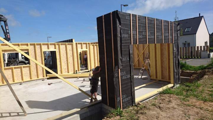 Construction à ossature bois à Rennes
