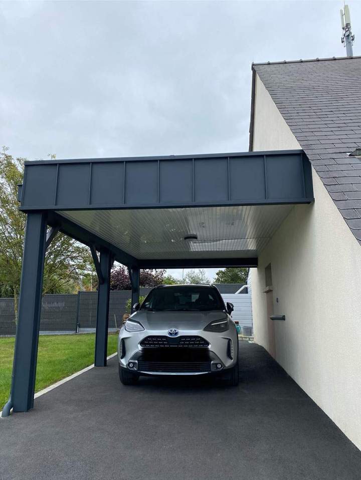 Fabrication de carports sur mesure à Rennes